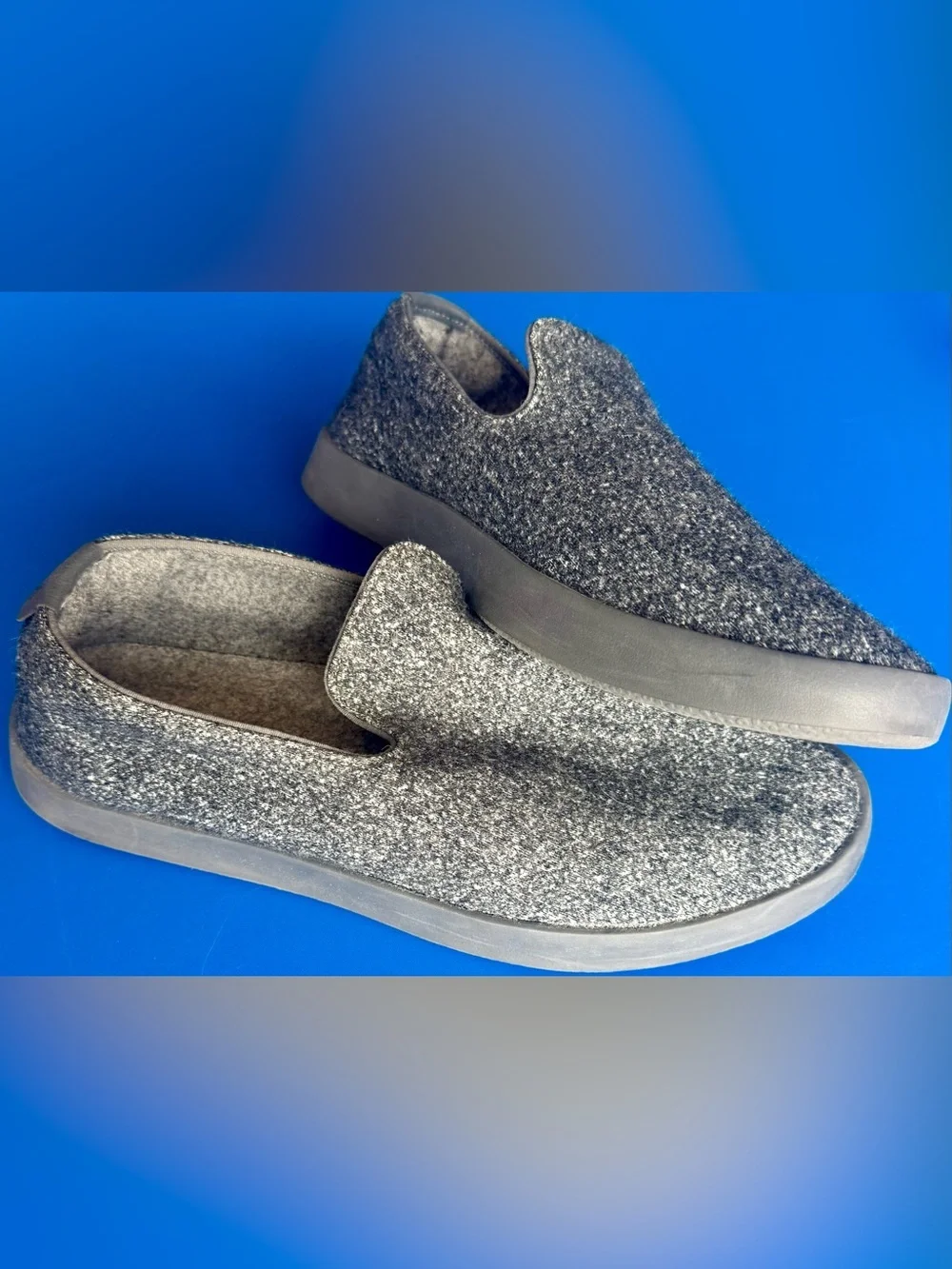 Allbirds Wool Loungers Merino Wool Slip On Shoes Men’s 11 Gray EUC